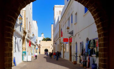 Bab Essaouira gate in Essaouira, Morocco, during an essaouira tour from marrakech.