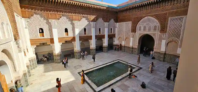Discover the historic allure of Madrasa Ben Youssef with Trek in Atlas Ltd. Explore Essaouira, Ouzoud Waterfalls, and Oukaimeden. Perfect for travel