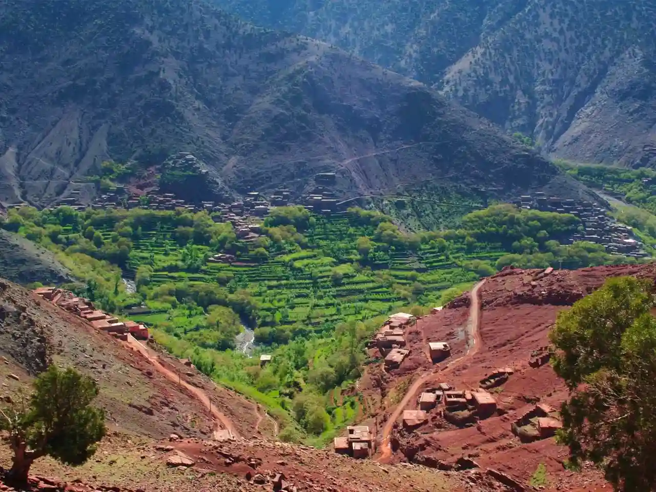 Embark on a captivating day trip to Imlil Valley! Immerse yourself in breathtaking mountain scenery, and discover the beauty of Morocco's Atlas Mountains